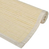 Naturfarben Bambus-Tischset Lenovia 30x45cm (6 Stück)