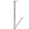 Verchromter, höhenverstellbarer Tischfuß Cublesan 870 mm