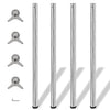 Verstellbares Tischbein aus Chrom Cublesan 1100 mm (4)