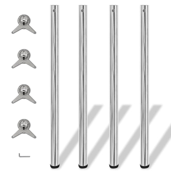 Verstellbares Tischbein aus Chrom Cublesan 1100 mm (4)