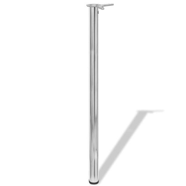 Verstellbares Tischbein aus Chrom Cublesan 1100 mm (4)
