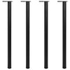 Schwarzes höhenverstellbares Tischbein Cublesan 1100 mm (4)