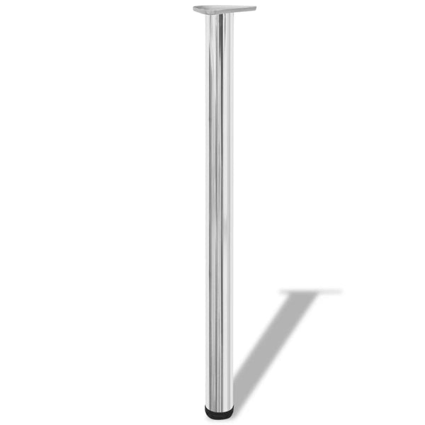 Kromi korkeussäädettävää pöydän jalkaa Shaniya 870 mm