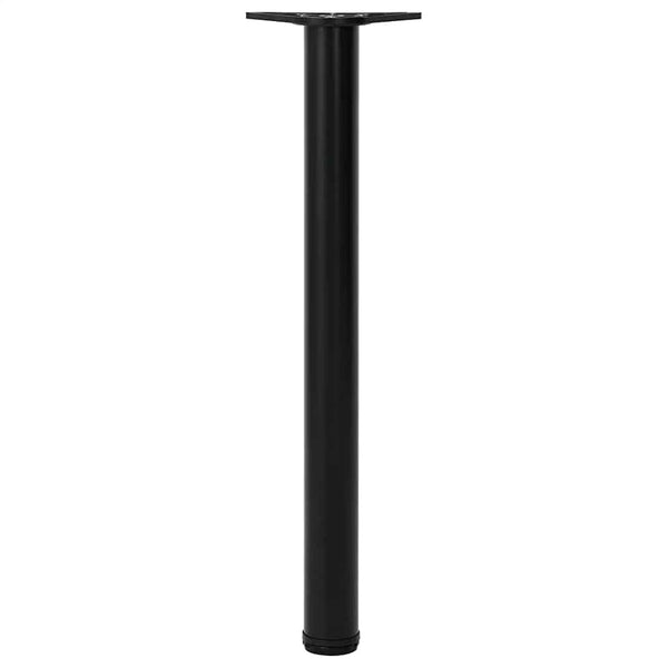 Musta korkeussäädettävää pöydän jalkaa Shaniya 710 mm (4)