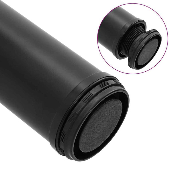 Musta korkeussäädettävää pöydän jalkaa Shaniya 710 mm (4)