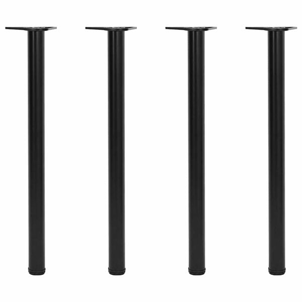 Schwarzes höhenverstellbares Tischbein Shaniya 870 mm (4)