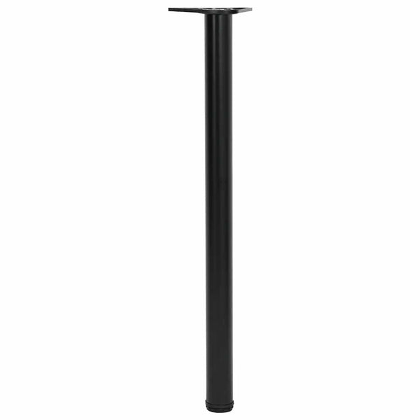 Schwarzes höhenverstellbares Tischbein Shaniya 870 mm (4)