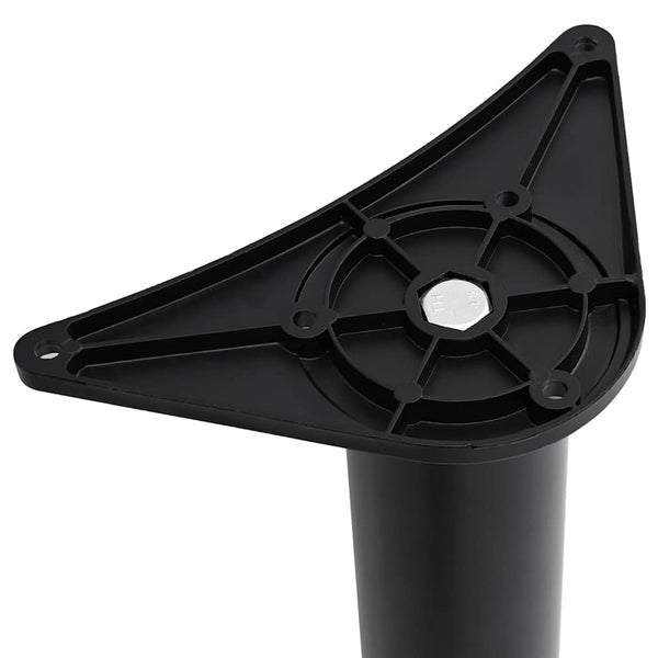 Schwarzes höhenverstellbares Tischbein Shaniya 870 mm (4)