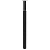 Musta teleskooppista pöydän jalkaa Velva 710 mm-1100 mm (2 kpl)