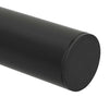 Musta teleskooppista pöydän jalkaa Velva 710 mm-1100 mm (2 kpl)
