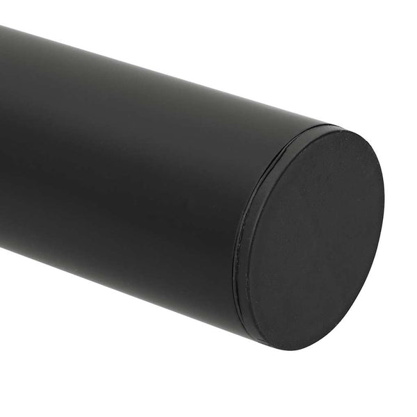 Musta teleskooppista pöydän jalkaa Velva 710 mm-1100 mm (2 kpl)