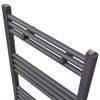 Grauer Badheizkörper Minenver 600x1160 mm (gerade)