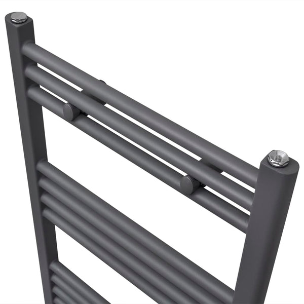 Grauer Badheizkörper Minenver 600x1160 mm (gerade)