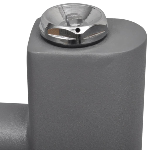 Grauer Badheizkörper Minenver 600x1160 mm (gerade)