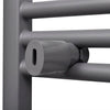 Grauer Badheizkörper Minenver 600x1160 mm (gerade)
