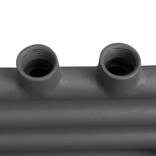 Grauer Badheizkörper Minenver 600x1160 mm (gerade)