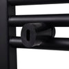 Schwarzer Handtuchheizkörper Minenver 600x764 mm (gerade)