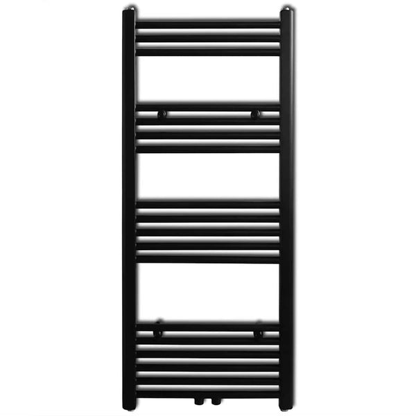 Schwarzer Zentralheizungs-Handtuchheizkörper Minenver 500x1160 mm (gerade)