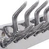 Silberner Aluminium-Garderobenständer Mariel