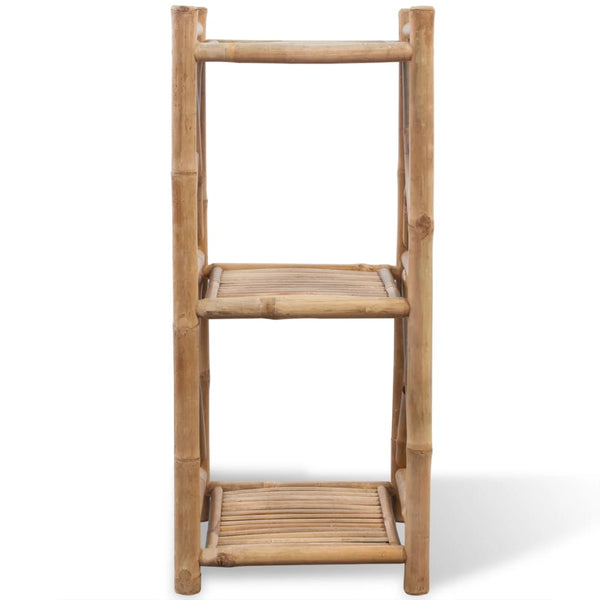 Quadratisches Bambusregal Marillen 3-lagig