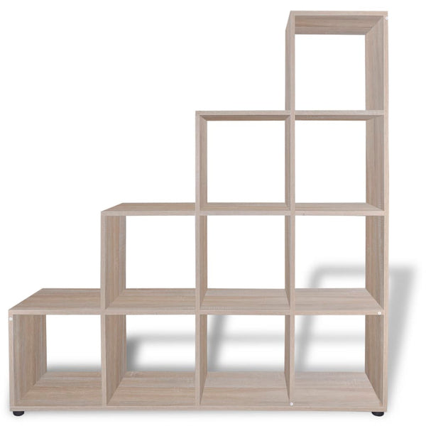 Eichenholztreppenregal Malentina 142cm