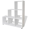 Weißes Treppenregal Malentina 107 cm