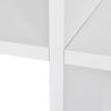 Weißes Treppenregal Malentina 107 cm