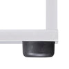 Weißes Treppenregal Malentina 107 cm
