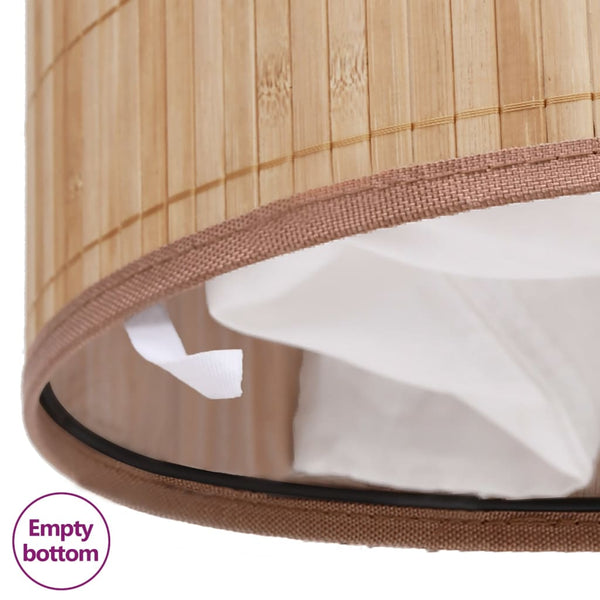 Wäschekorb oval Bambus Natur Utilitare