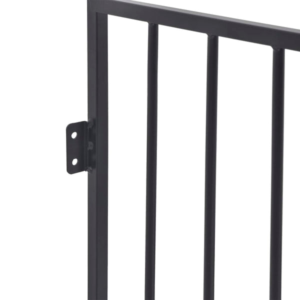 Schwarzer Kamingitter für Haustiere Mriana (Stahl)