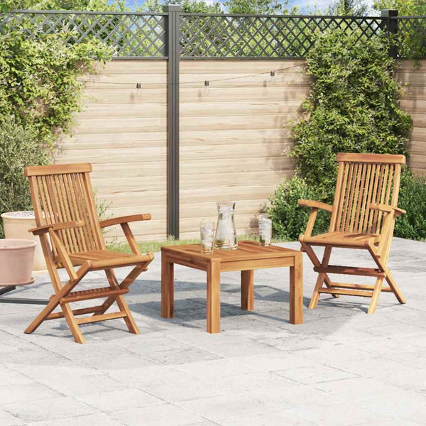 Klappbare Gartenstühle Iener (2 Stück Teak)