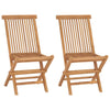 Klappbare Gartenstühle Sinclita (2 Stück Teak)