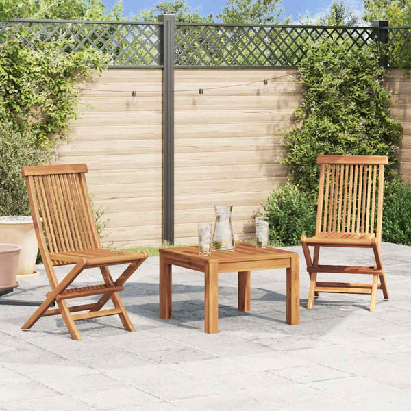 Klappbare Gartenstühle Sinclita (2 Stück Teak)