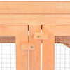 Außenkäfig für Tiere/Kaninchenstall Huy (Holz)
