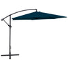 Blauer Ausleger-Sonnenschirm Zanfir 3 m