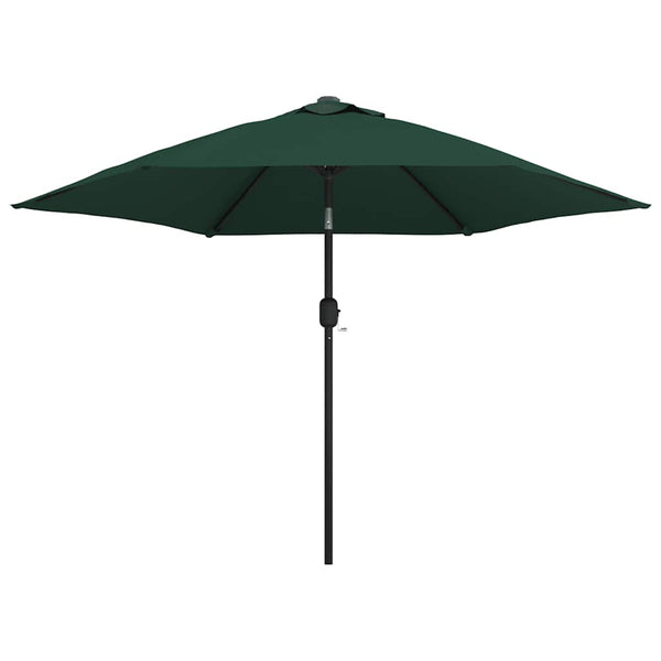 Grüner LED-Sonnenschirm Alexandru 3 m
