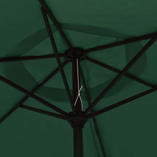 Grüner LED-Sonnenschirm Alexandru 3 m