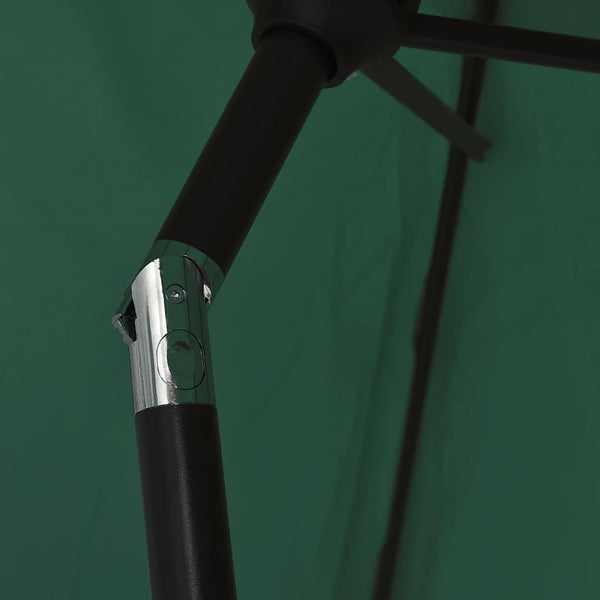 Grüner LED-Sonnenschirm Alexandru 3 m