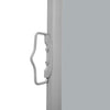 Graue einziehbare Seitenmarkise Luisiana 160x600cm