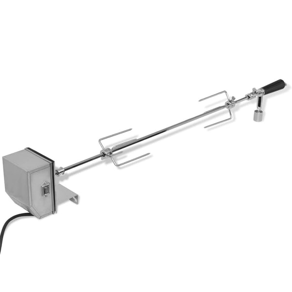 Grillspieß mit Profimotor Stahl Medrea 900 mm
