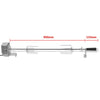 Grillspieß mit Profimotor Stahl Medrea 900 mm