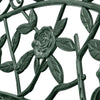 Gartenbank Santean 100cm grün (Gussaluminium)