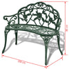 Gartenbank Santean 100cm grün (Gussaluminium)