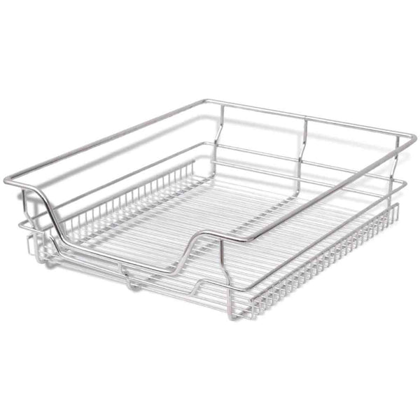Auszugschubladen Suna 500 mm, silber (2 Stk.)