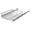 Auszugschubladen Suna 500 mm, silber (2 Stk.)