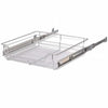 Silberne ausziehbare Gitterboxen Suna 600 mm (2 Stk.)