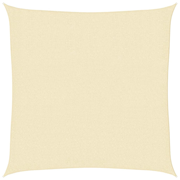 Creme-Sonnensegel HDPE quadratisch Huth 3,6x3,6 m