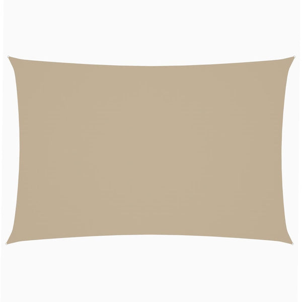 Beiges Sonnensegel Oxford-Gewebe Rechteck Larisia 2x4 m