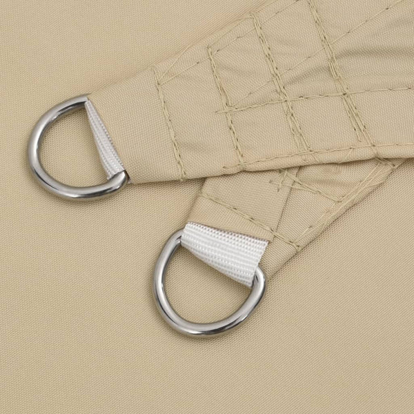 Beiges Sonnensegel Oxford-Gewebe Rechteck Larisia 2x4 m