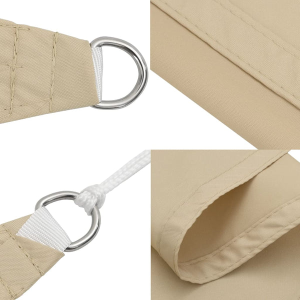 Beiges Sonnensegel Oxford-Gewebe Rechteck Larisia 2x4 m
